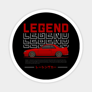 Red JDM Legend Skyline R32 Magnet